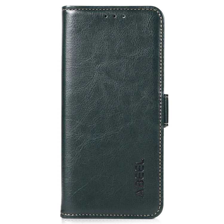 ABEEL For Google Pixel 9 Pro XL Crazy Horse Texture Wallet Case PU Leather Folio Phone Cover