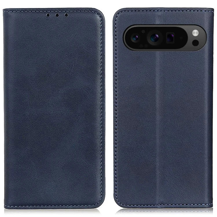 For Google Pixel 9 Pro XL Case Stand Hidden Magnetic Adsorption Split Leather Phone Cover