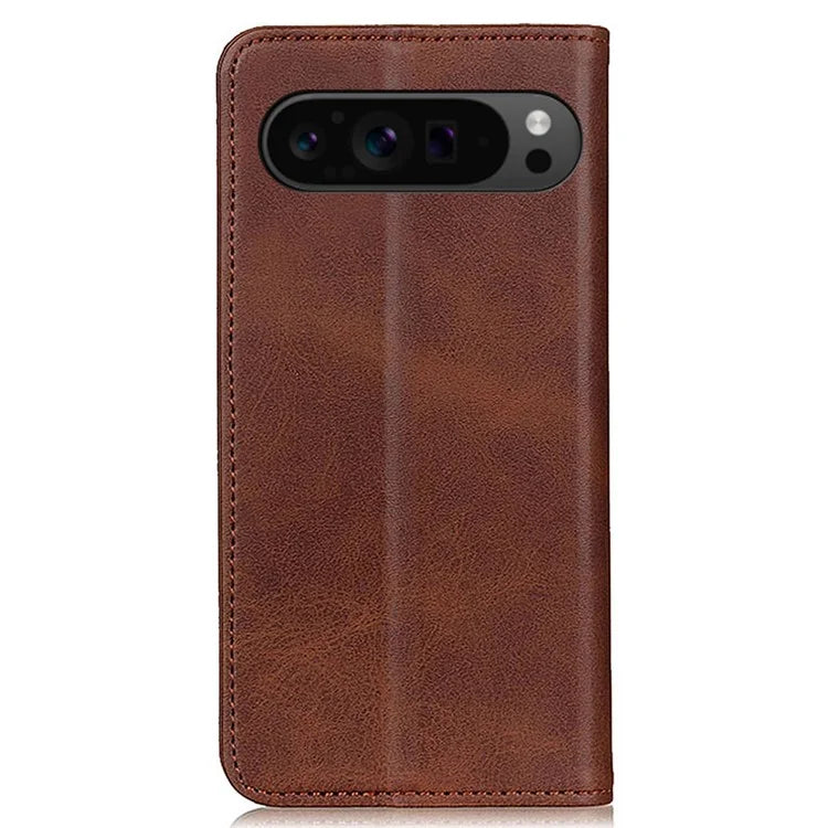 For Google Pixel 9 Pro XL Case Stand Hidden Magnetic Adsorption Split Leather Phone Cover