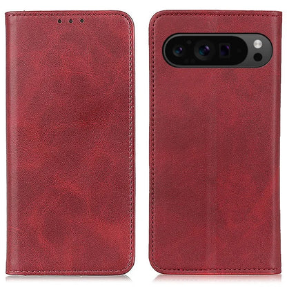 For Google Pixel 9 Pro XL Case Stand Hidden Magnetic Adsorption Split Leather Phone Cover