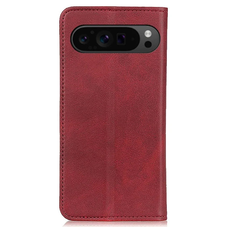For Google Pixel 9 Pro XL Case Stand Hidden Magnetic Adsorption Split Leather Phone Cover