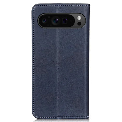 For Google Pixel 9 / Pixel 9 Pro Case Split Leather Magnetic Adsorption Shockproof Flip Phone Cover