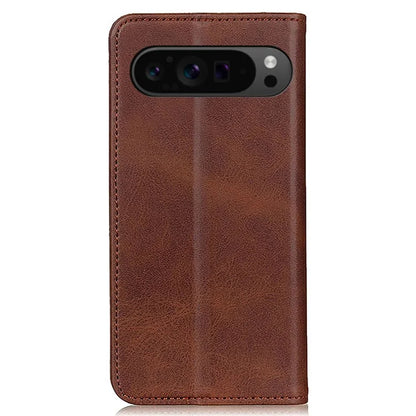 For Google Pixel 9 / Pixel 9 Pro Case Split Leather Magnetic Adsorption Shockproof Flip Phone Cover
