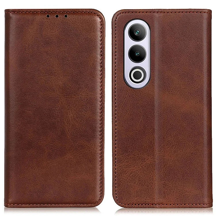 For OnePlus Nord CE4 5G Case Split Leather Magnetic Adsorption Flip Phone Cover
