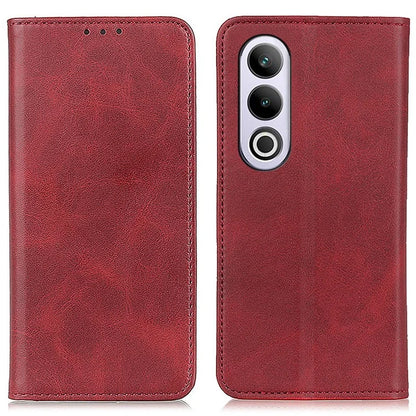 For OnePlus Nord CE4 5G Case Split Leather Magnetic Adsorption Flip Phone Cover