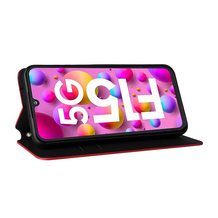 For Samsung Galaxy F15 5G / M15 5G Case Rhombus Pattern Leather Magnetic Folio Phone Cover
