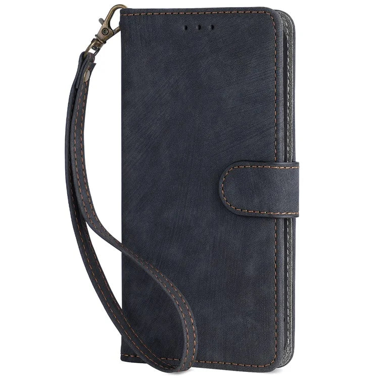 For Nothing Phone (2a) Leather Case with Strap RFID Blocking Wallet Phone Cover