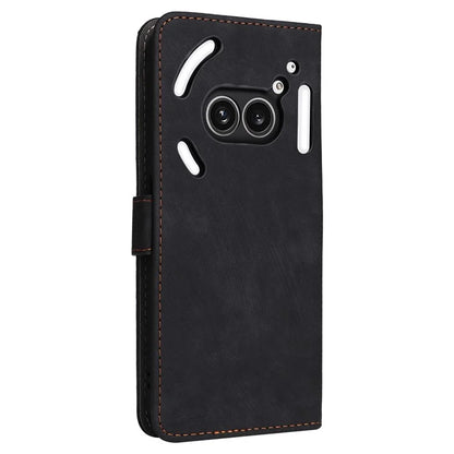 For Nothing Phone (2a) Leather Case with Strap RFID Blocking Wallet Phone Cover
