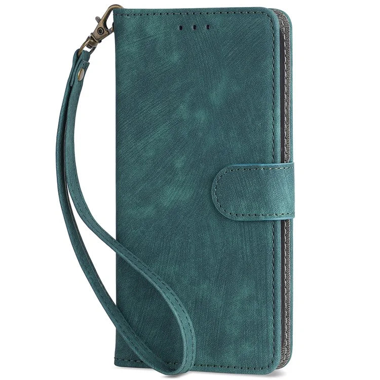 For Nothing Phone (2a) Leather Case with Strap RFID Blocking Wallet Phone Cover