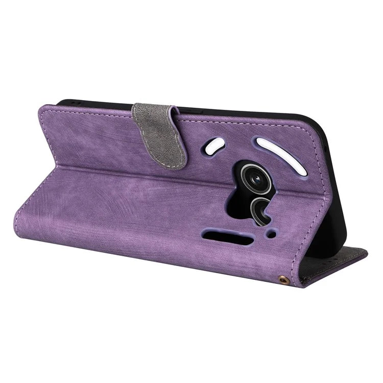 For Nothing Phone (2a) Leather Case with Strap RFID Blocking Wallet Phone Cover