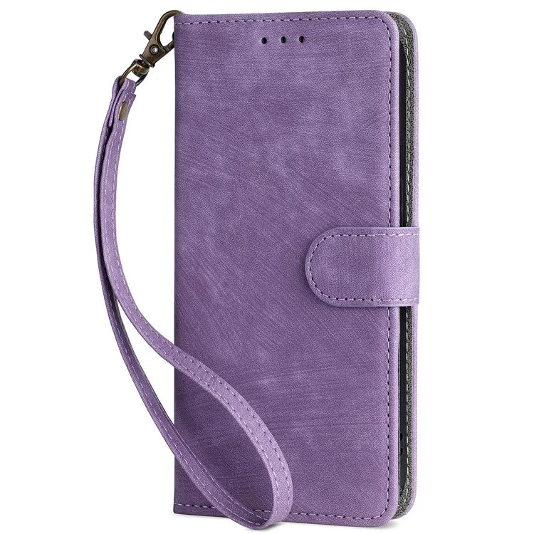 For Nothing Phone (2a) Leather Case with Strap RFID Blocking Wallet Phone Cover
