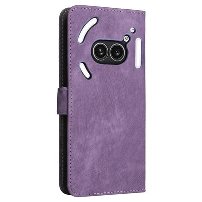 For Nothing Phone (2a) Leather Case with Strap RFID Blocking Wallet Phone Cover