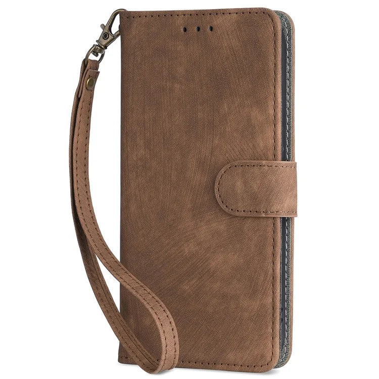 For Nothing Phone (2a) Leather Case with Strap RFID Blocking Wallet Phone Cover