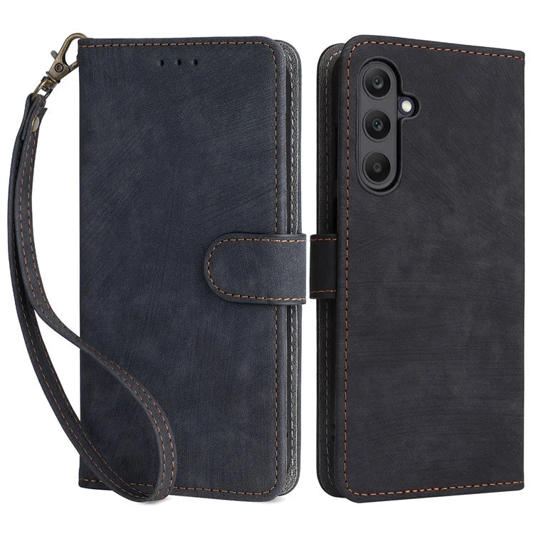 For Samsung Galaxy F15 5G / M15 5G Case PU Leather RFID Blocking Magnetic Buckle Wallet Phone Cover