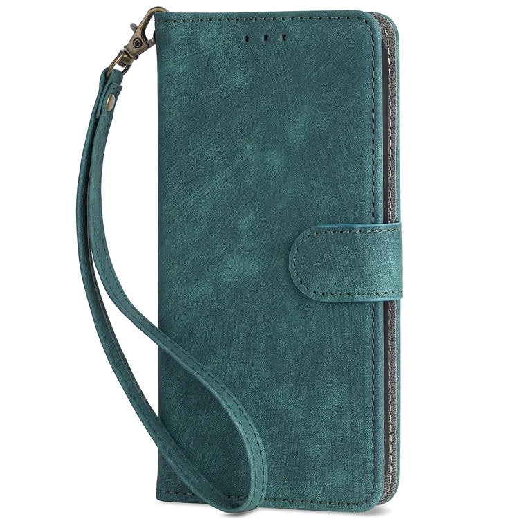 For Samsung Galaxy F15 5G / M15 5G Case PU Leather RFID Blocking Magnetic Buckle Wallet Phone Cover