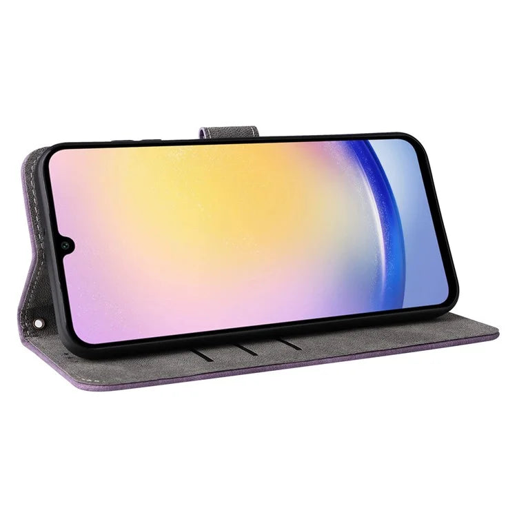For Samsung Galaxy F15 5G / M15 5G Case PU Leather RFID Blocking Magnetic Buckle Wallet Phone Cover