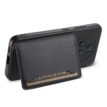 For Honor Magic5 Pro Card Slots Case Calf Texture PU Leather Phone Cover