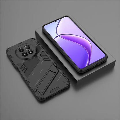 For Realme 12 5G Case PC+TPU Kickstand Anti-Drop Phone Cover