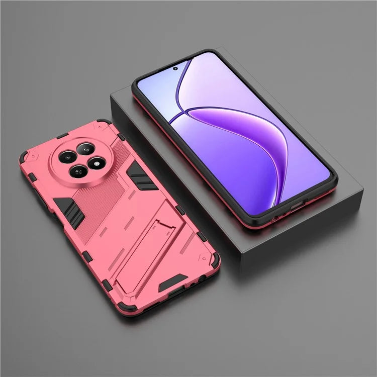 For Realme 12 5G Case PC+TPU Kickstand Anti-Drop Phone Cover