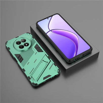 For Realme 12 5G Case PC+TPU Kickstand Anti-Drop Phone Cover