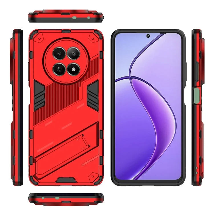 For Realme 12 5G Case PC+TPU Kickstand Anti-Drop Phone Cover