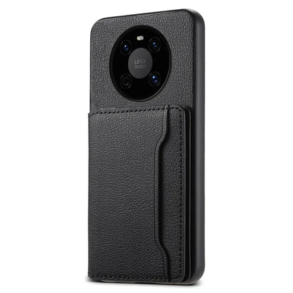 For Huawei Mate 40 Case with Card Holder PU Leather+PC+TPU Shockproof Back Cover