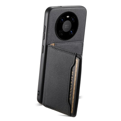 For Huawei Mate 40 Case with Card Holder PU Leather+PC+TPU Shockproof Back Cover
