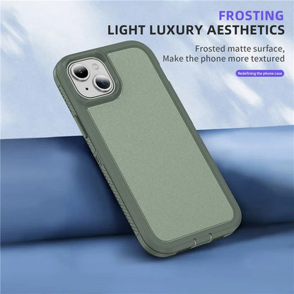 For iPhone 15 Plus / 14 Plus Case TPU+PC Phone Cover Non-slip Side Edge