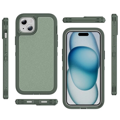 For iPhone 15 Plus / 14 Plus Case TPU+PC Phone Cover Non-slip Side Edge