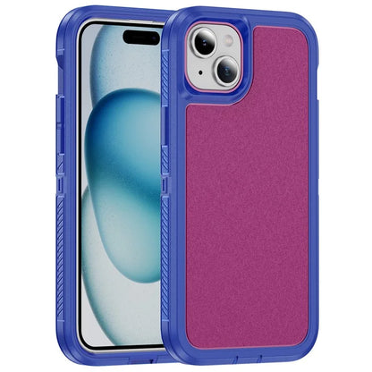For iPhone 15 Case TPU+PC Anti-Fingerprint Non-Slip Phone Cover