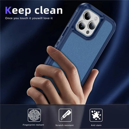 For iPhone 15 Pro Case TPU+PC Anti-drop Protective Phone Cover