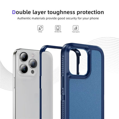 For iPhone 15 Pro Case TPU+PC Anti-drop Protective Phone Cover