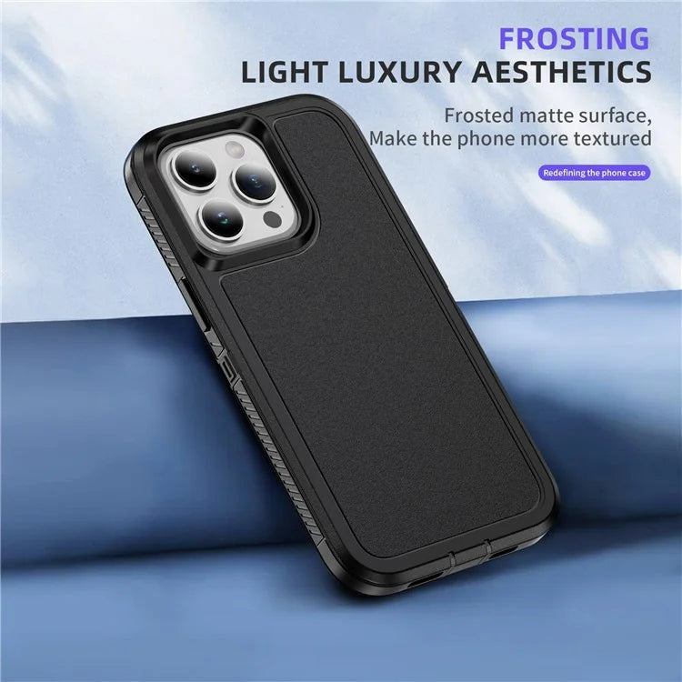For iPhone 15 Pro Case TPU+PC Anti-drop Protective Phone Cover