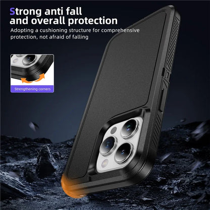 For iPhone 15 Pro Case TPU+PC Anti-drop Protective Phone Cover