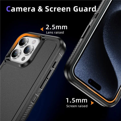 For iPhone 15 Pro Case TPU+PC Anti-drop Protective Phone Cover