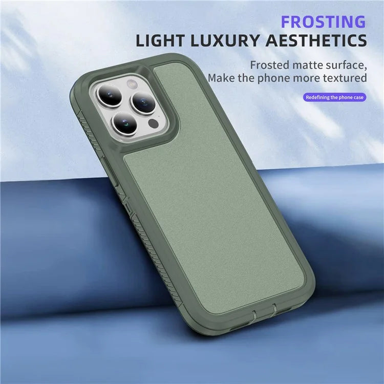 For iPhone 15 Pro Case TPU+PC Anti-drop Protective Phone Cover