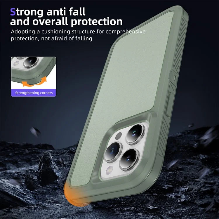 For iPhone 15 Pro Case TPU+PC Anti-drop Protective Phone Cover