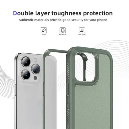 For iPhone 15 Pro Case TPU+PC Anti-drop Protective Phone Cover