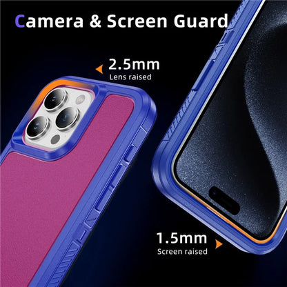 For iPhone 15 Pro Case TPU+PC Anti-drop Protective Phone Cover