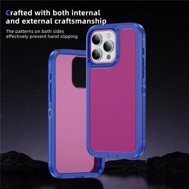 For iPhone 15 Pro Case TPU+PC Anti-drop Protective Phone Cover