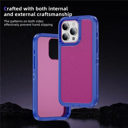For iPhone 15 Pro Case TPU+PC Anti-drop Protective Phone Cover