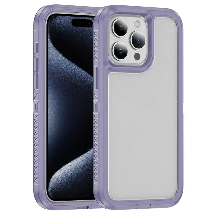 For iPhone 15 Pro Case TPU+PC Anti-drop Protective Phone Cover