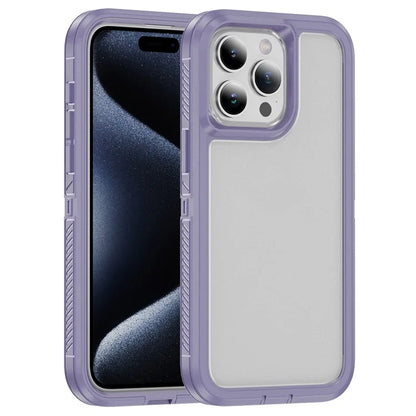 For iPhone 15 Pro Case TPU+PC Anti-drop Protective Phone Cover