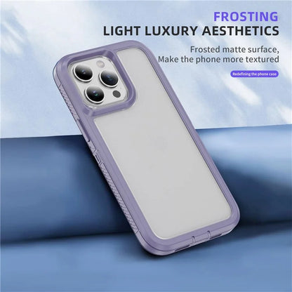 For iPhone 15 Pro Case TPU+PC Anti-drop Protective Phone Cover
