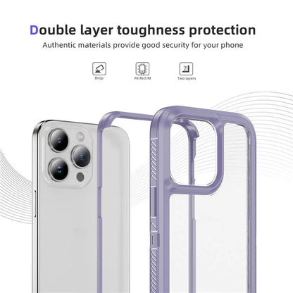 For iPhone 15 Pro Case TPU+PC Anti-drop Protective Phone Cover