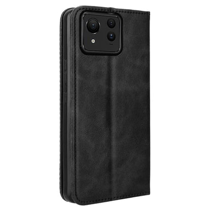 For Asus Zenfone 11 Ultra 5G Case PU Leather Magnetic Closure Vintage Wallet Phone Cover
