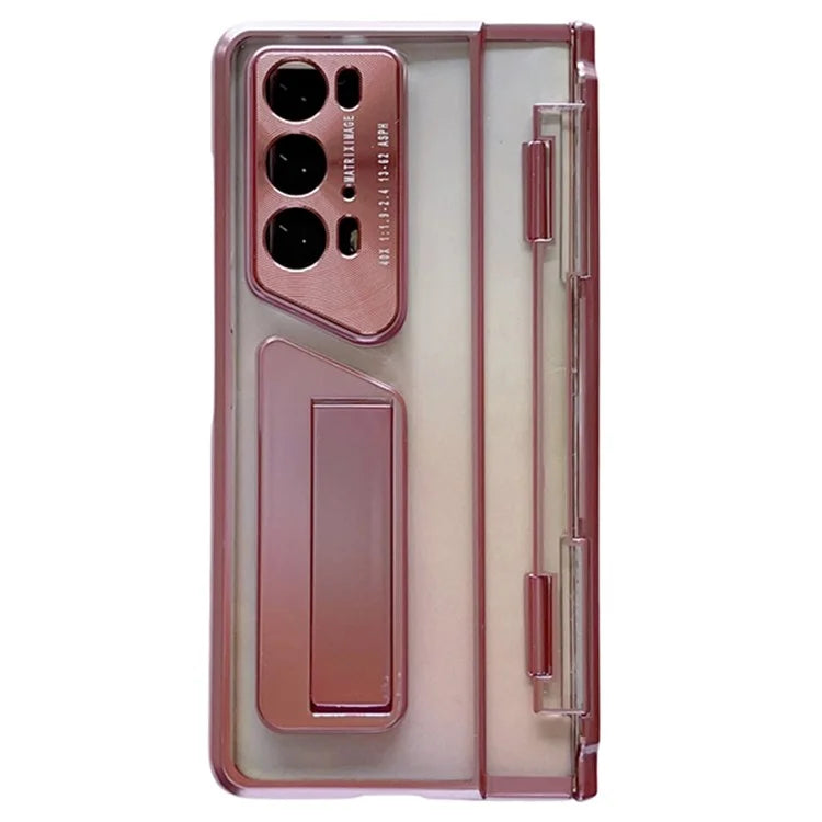 For Honor Magic V2 / V2 RSR Porsche Design Clear Case Kickstand Hard PC Phone Cover