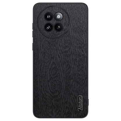 For Xiaomi Civi 4 Pro 5G / 14 Civi 5G Cell Phone Case Wood Texture Leather Coating PC+TPU Hybrid Shell