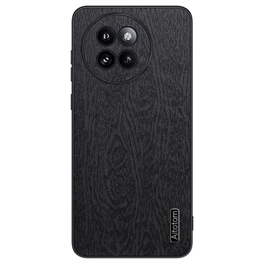 For Xiaomi Civi 4 Pro 5G / 14 Civi 5G Cell Phone Case Wood Texture Leather Coating PC+TPU Hybrid Shell