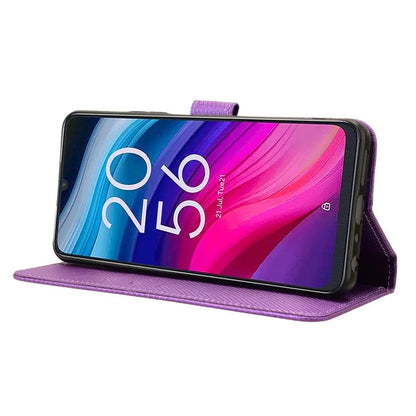 For TCL 50 SE Wallet Phone Case Diamond Texture PU Leather Flip Cover